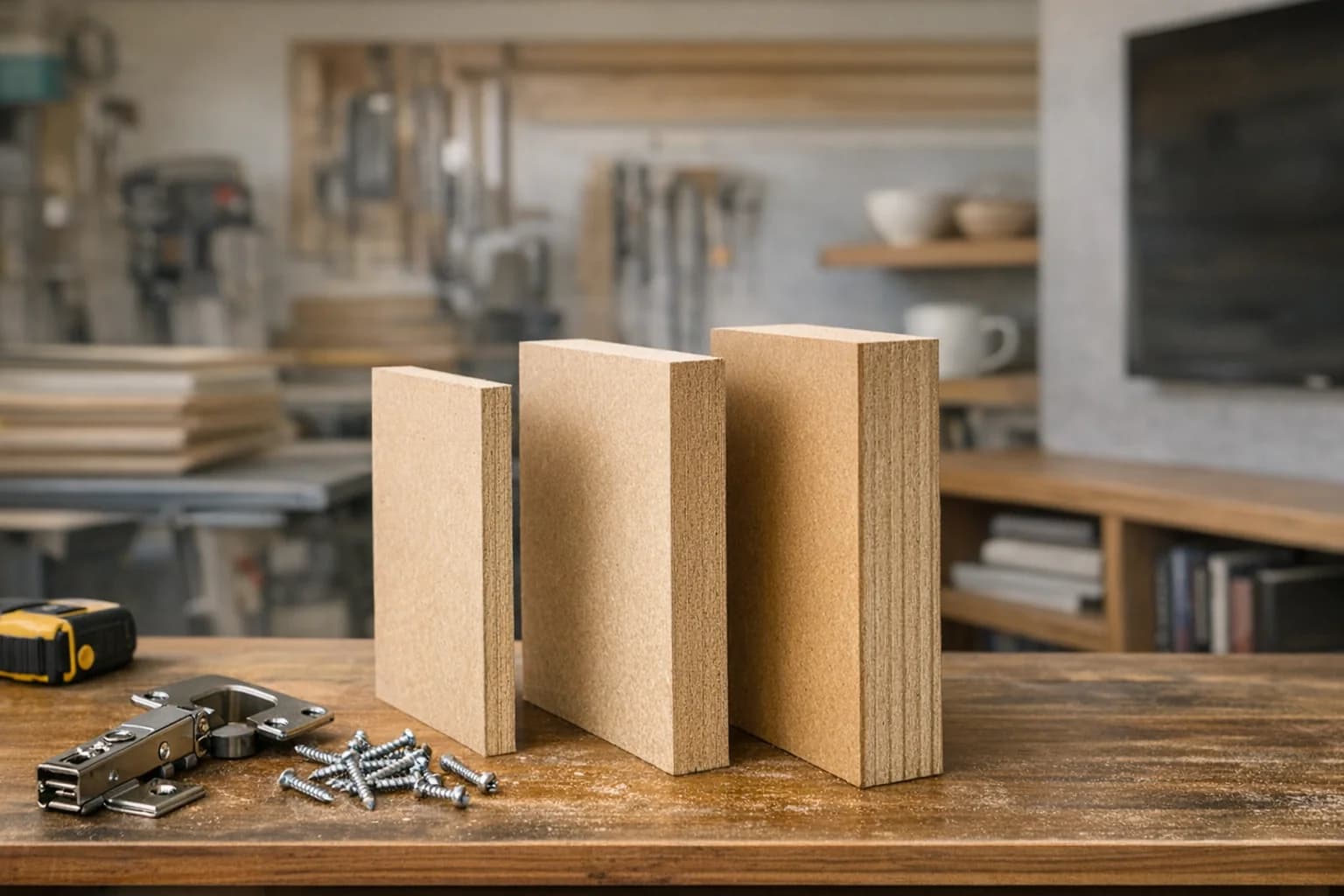 MDF 15mm, 18mm ou 25mm: Descubra a Espessura Ideal para Seu Móvel