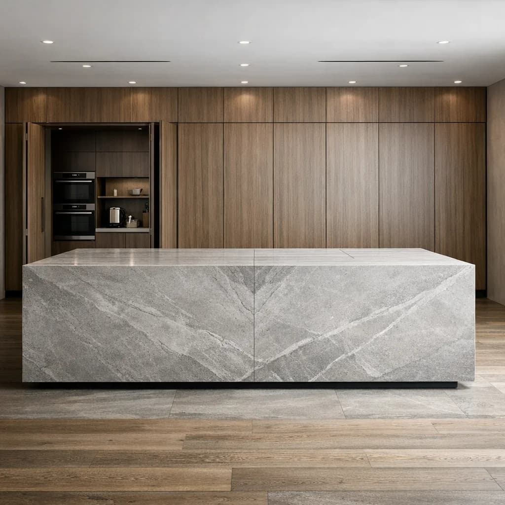 Cozinha Monolítica: 7 Segredos do Design que Esconde Tudo