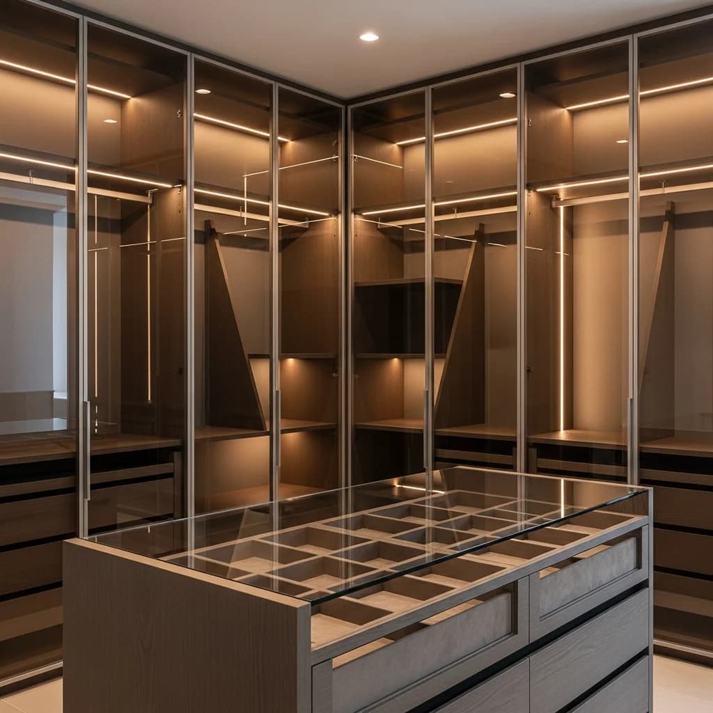 Closet de Luxo: 5 Tecnologias que Transformam seu Espaço em Galeria