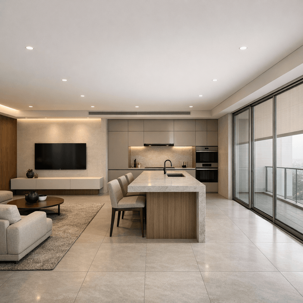 Sala Integrada com Área Gourmet: 5 Dicas para Valorizar seu Imóvel