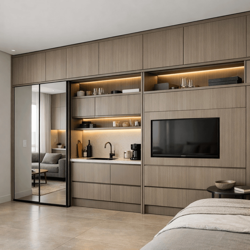 Marcenaria para Apartamento Studio: 7 Estratégias para Ampliar Espaços