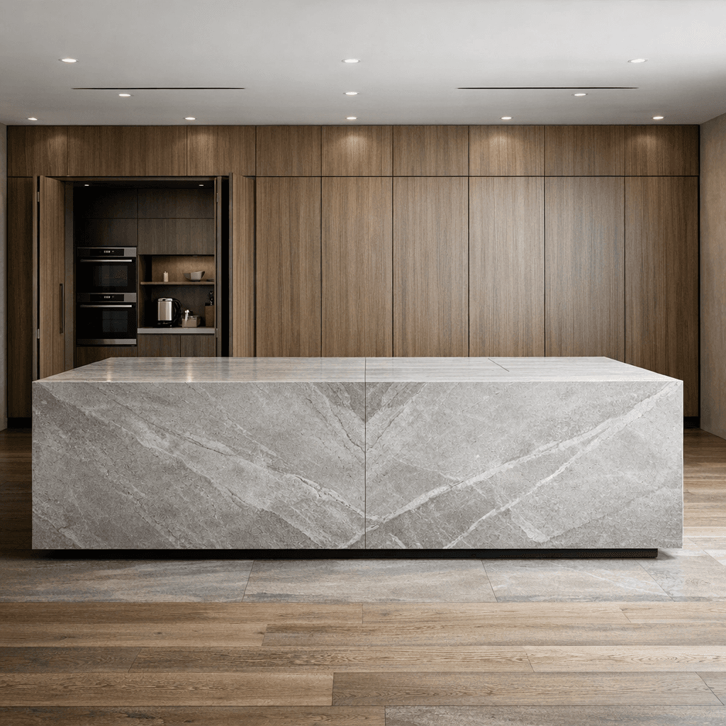 Cozinha Monolítica: 7 Segredos do Design que Esconde Tudo
