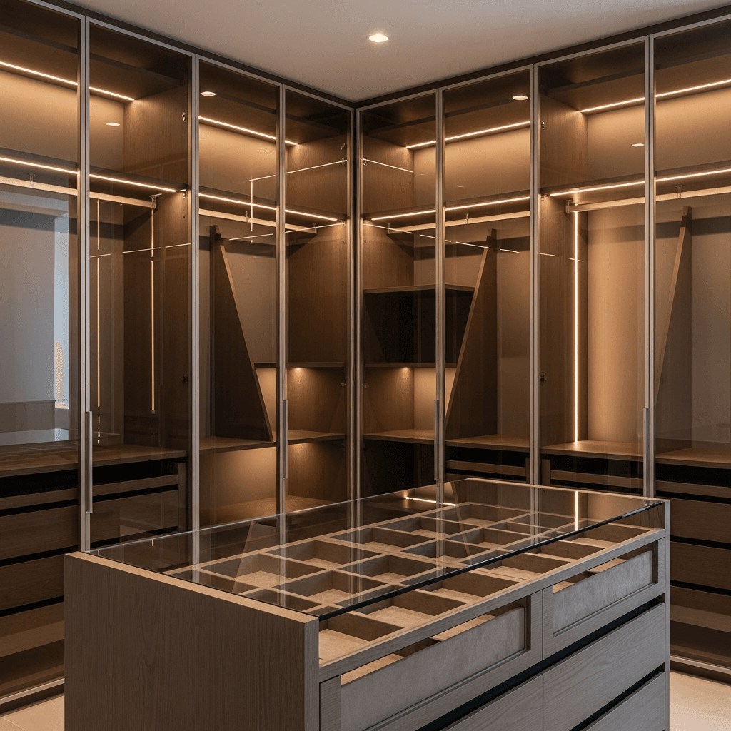 Closet de Luxo: 5 Tecnologias que Transformam seu Espaço em Galeria