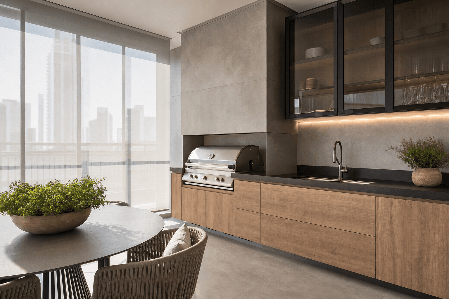MDF ou Placa Cimentícia: Qual Material Ideal para Varanda Gourmet